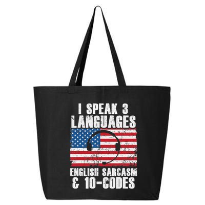 Funny Dispatcher 911 Emergency Operator Thin Yellow Line 25L Jumbo Tote