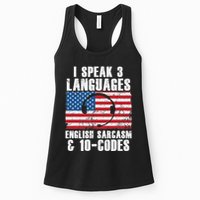 Funny Dispatcher 911 Emergency Operator Thin Yellow Line Womens Tank Top