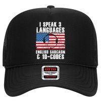Funny Dispatcher 911 Emergency Operator Thin Yellow Line Trucker Hat