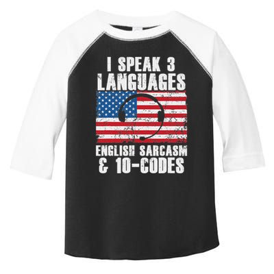 Funny Dispatcher 911 Emergency Operator Thin Yellow Line Toddler Fine Jersey T-Shirt