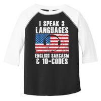 Funny Dispatcher 911 Emergency Operator Thin Yellow Line Toddler Fine Jersey T-Shirt