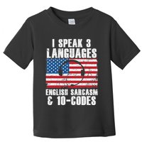 Funny Dispatcher 911 Emergency Operator Thin Yellow Line Toddler T-Shirt