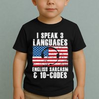 Funny Dispatcher 911 Emergency Operator Thin Yellow Line Toddler T-Shirt