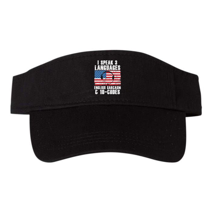 Funny Dispatcher 911 Emergency Operator Thin Yellow Line Visor