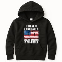Funny Dispatcher 911 Emergency Operator Thin Yellow Line Kids Hoodie