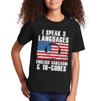 Funny Dispatcher 911 Emergency Operator Thin Yellow Line Kids T-Shirt