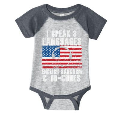 Funny Dispatcher 911 Emergency Operator Thin Yellow Line Infant Baby Jersey Bodysuit