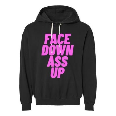 Face Down Ass Up Bimbo Garment-Dyed Fleece Hoodie