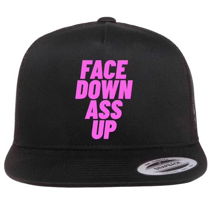 Face Down Ass Up Bimbo Flat Bill Trucker Hat