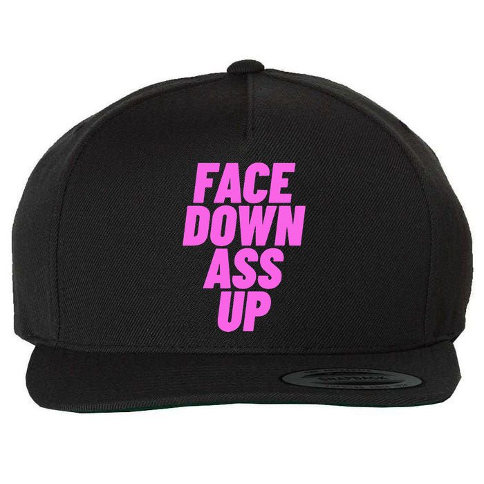 Face Down Ass Up Bimbo Wool Snapback Cap