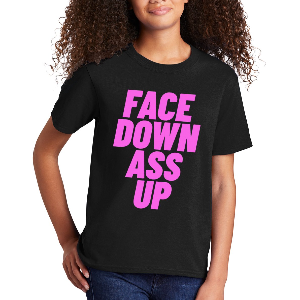 Face Down Ass Up Bimbo Kids T-Shirt