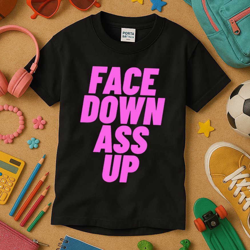 Face Down Ass Up Bimbo Kids T-Shirt