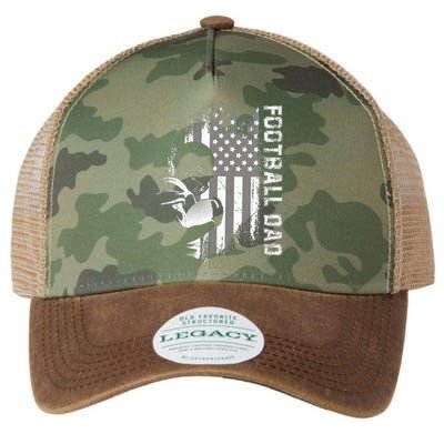 Football Dad American Football Legacy Tie Dye Trucker Hat