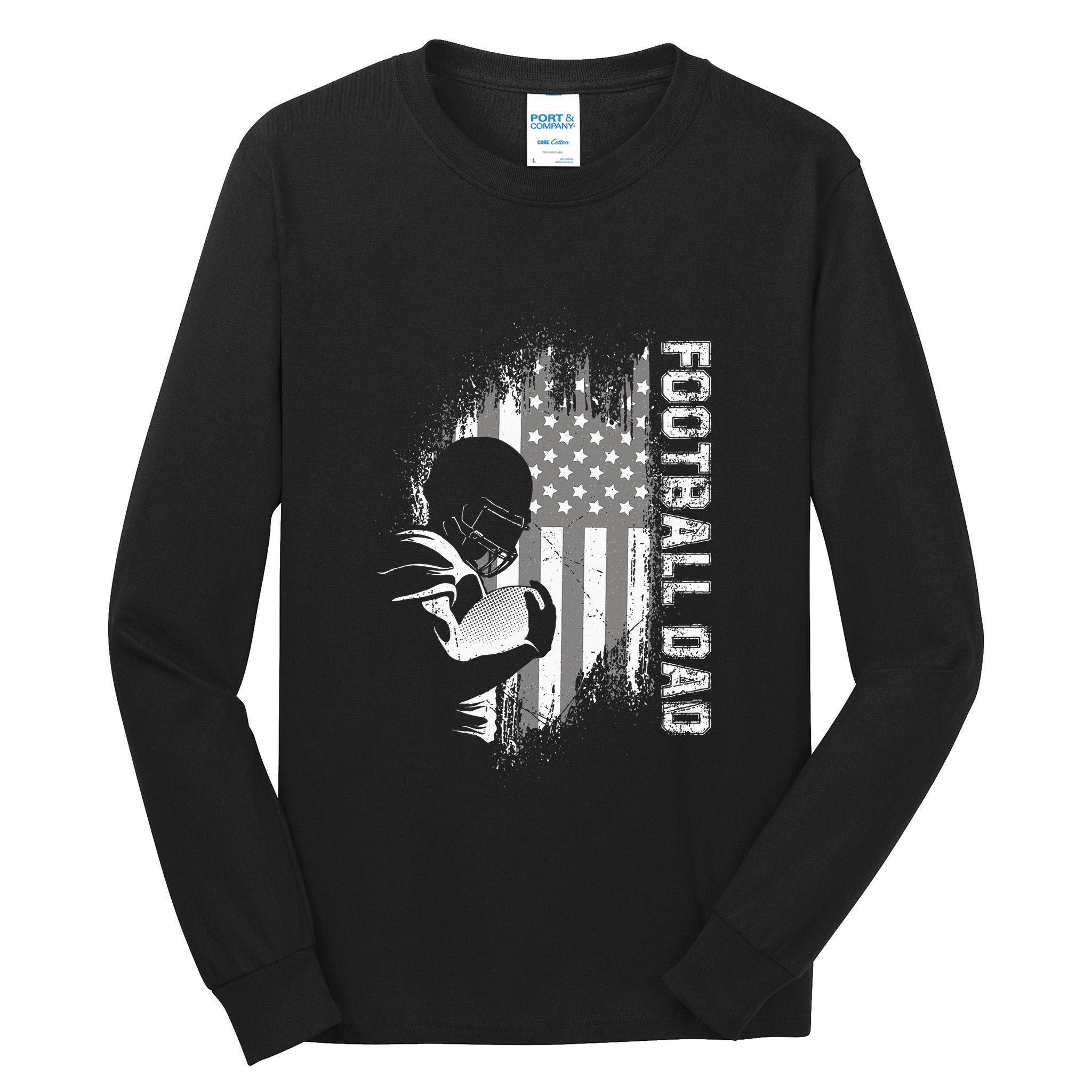 Football Dad American Football Tall Long Sleeve T-Shirt