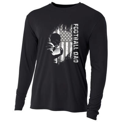 Football Dad American Football Cooling Performance Long Sleeve Crew