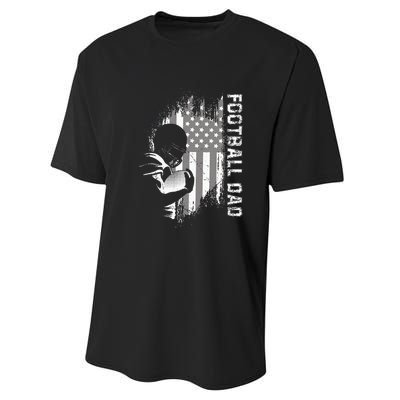 Football Dad American Football Performance Sprint T-Shirt