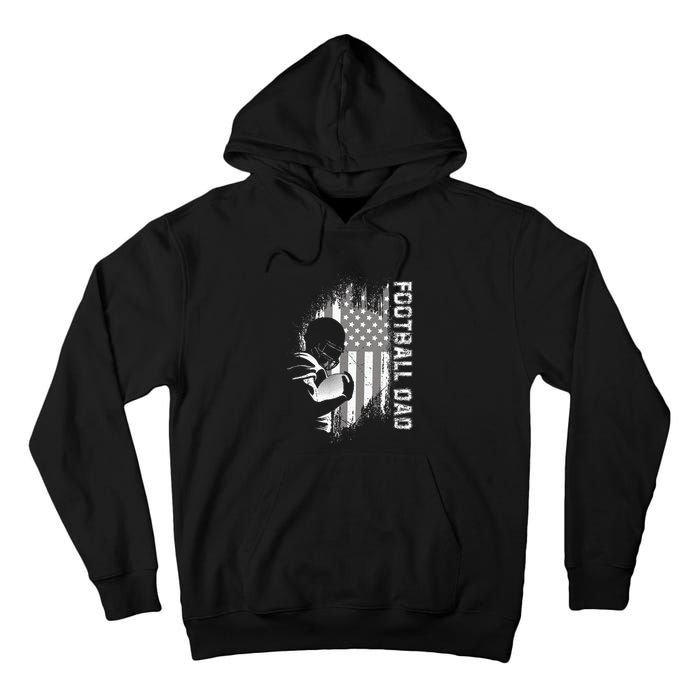 Football Dad American Football Tall Hoodie