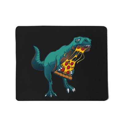 Funny Dinosaur Art Dinosaur Pizza Slice Lover Mousepad