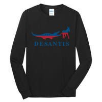 Funny DeSantis Alligator Donkey 2024 Governor President Tall Long Sleeve T-Shirt