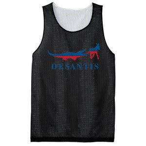 Funny DeSantis Alligator Donkey 2024 Governor President Mesh Reversible Basketball Jersey Tank