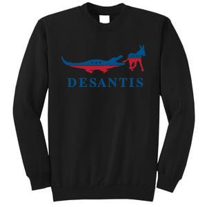 Funny DeSantis Alligator Donkey 2024 Governor President Tall Sweatshirt