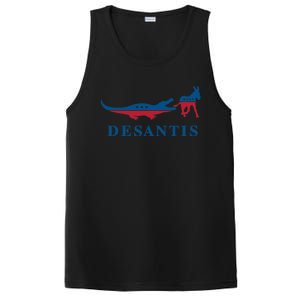 Funny DeSantis Alligator Donkey 2024 Governor President PosiCharge Competitor Tank