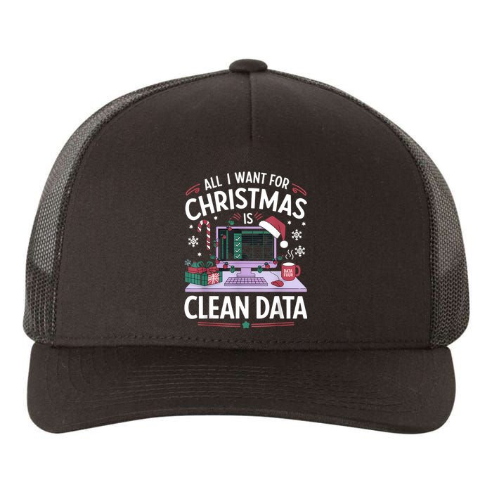 Funny Data Analyst Christmas Pun For Data Nerds Christmas 24 Yupoong Adult 5-Panel Trucker Hat