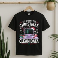 Funny Data Analyst Christmas Pun For Data Nerds Christmas 24 T-Shirt