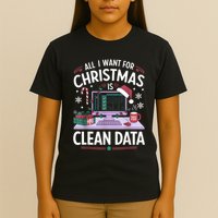 Funny Data Analyst Christmas Pun For Data Nerds Christmas 24 T-Shirt