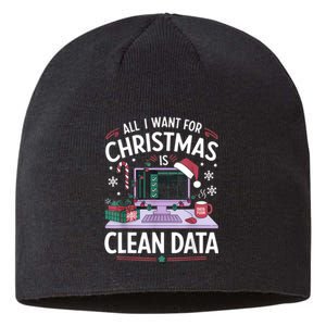 Funny Data Analyst Christmas Pun For Data Nerds Christmas 24 Sustainable Beanie