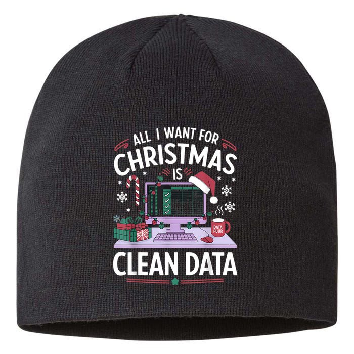 Funny Data Analyst Christmas Pun For Data Nerds Christmas 24 Sustainable Beanie