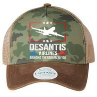 Funny Desantis Airlines Legacy Tie Dye Trucker Hat