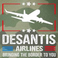 Funny Desantis Airlines Legacy Tie Dye Trucker Hat