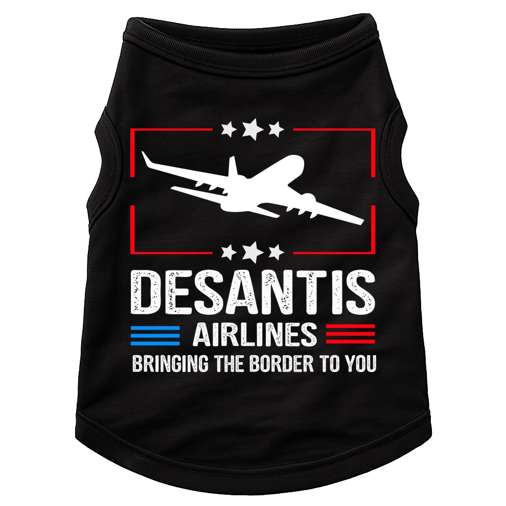 Funny Desantis Airlines Doggie Tank