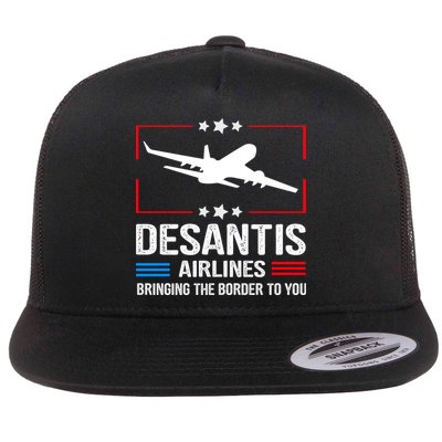 Funny Desantis Airlines Flatbill Hat