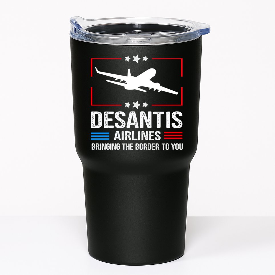 Funny Desantis Airlines Tumbler