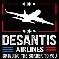 Funny Desantis Airlines Poster