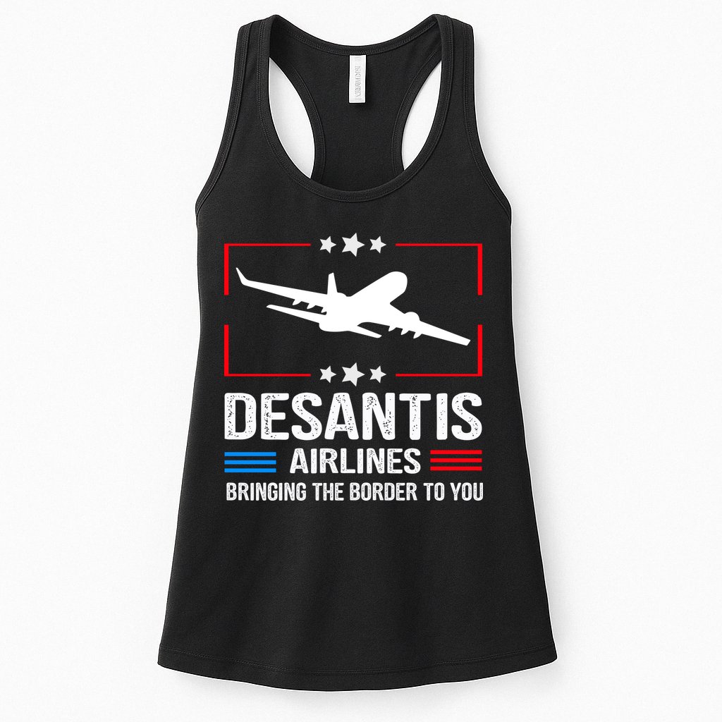 Funny Desantis Airlines Womens Tank Top