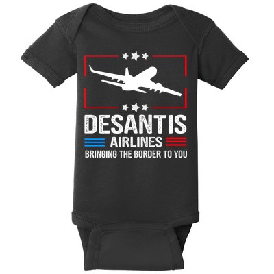 Funny Desantis Airlines Baby Bodysuit