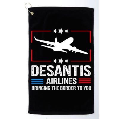 Funny Desantis Airlines Golf Towel
