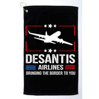 Funny Desantis Airlines Golf Towel