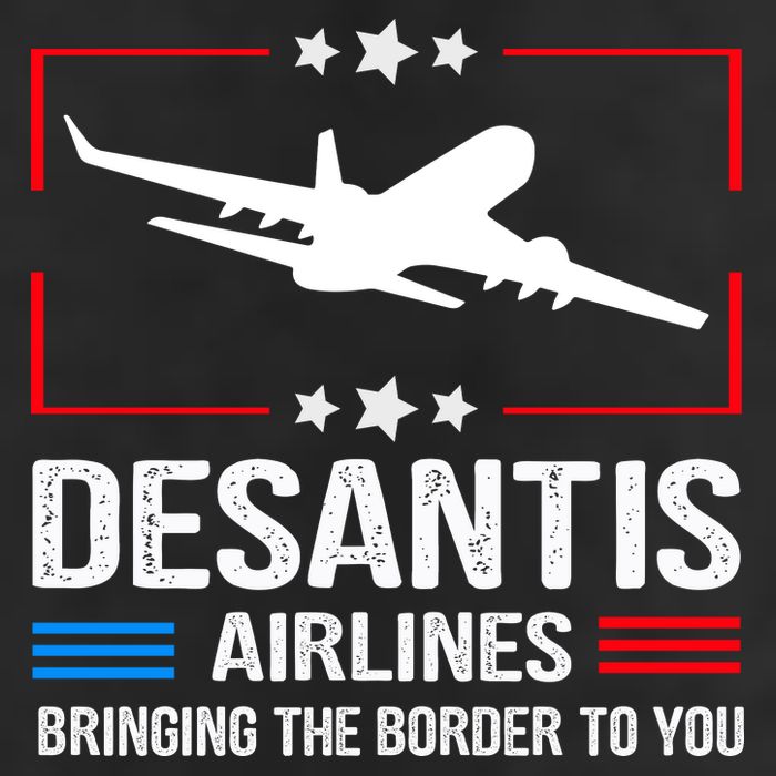 Funny Desantis Airlines Golf Towel