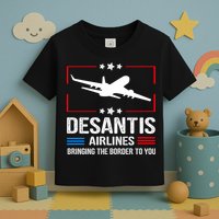 Funny Desantis Airlines Toddler T-Shirt