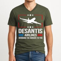 Funny Desantis Airlines V-Neck T-Shirt
