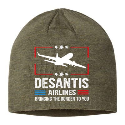 Funny Desantis Airlines Sustainable Beanie
