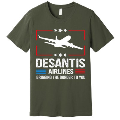 Funny Desantis Airlines Premium T-Shirt