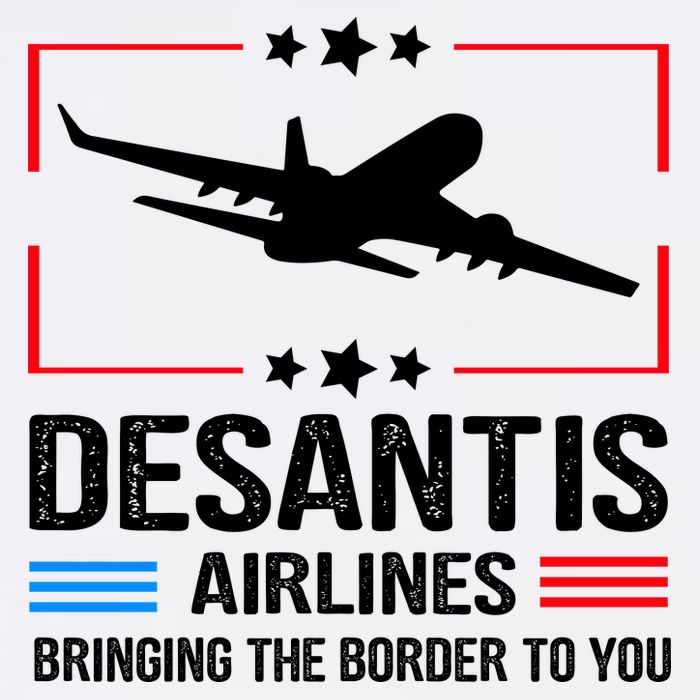 Funny Desantis Airlines Garment-Dyed Sweatshirt