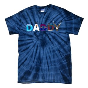 Frozen Dad And Mom Birthday Daddy Family Party Snowman Tie-Dye T-Shirt