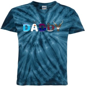 Frozen Dad And Mom Birthday Daddy Family Party Snowman Kids Tie-Dye T-Shirt