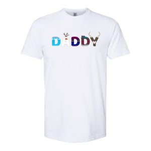 Frozen Dad And Mom Birthday Daddy Family Party Snowman Softstyle CVC T-Shirt